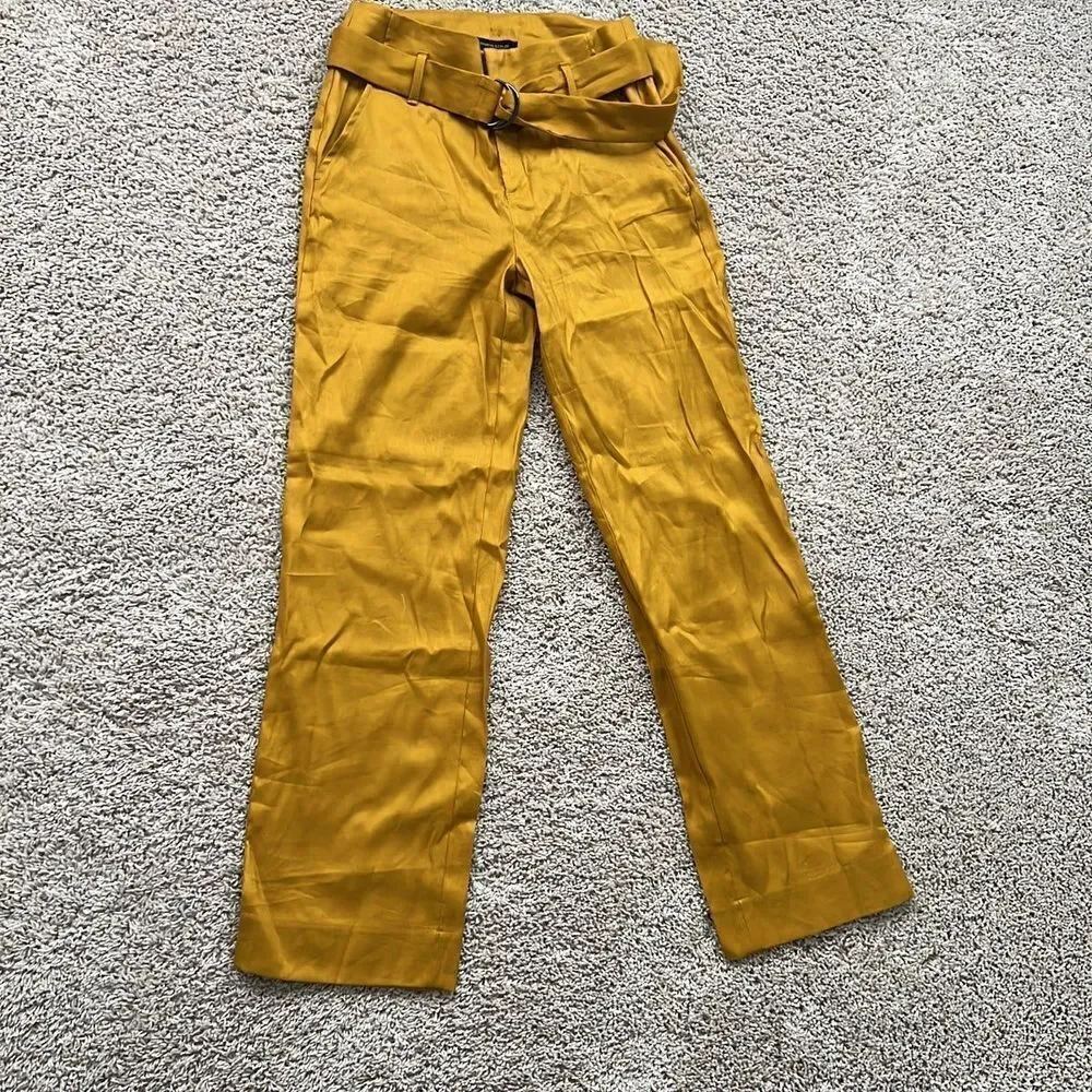 NWT Banana Republic Mustard Yellow pants size 0